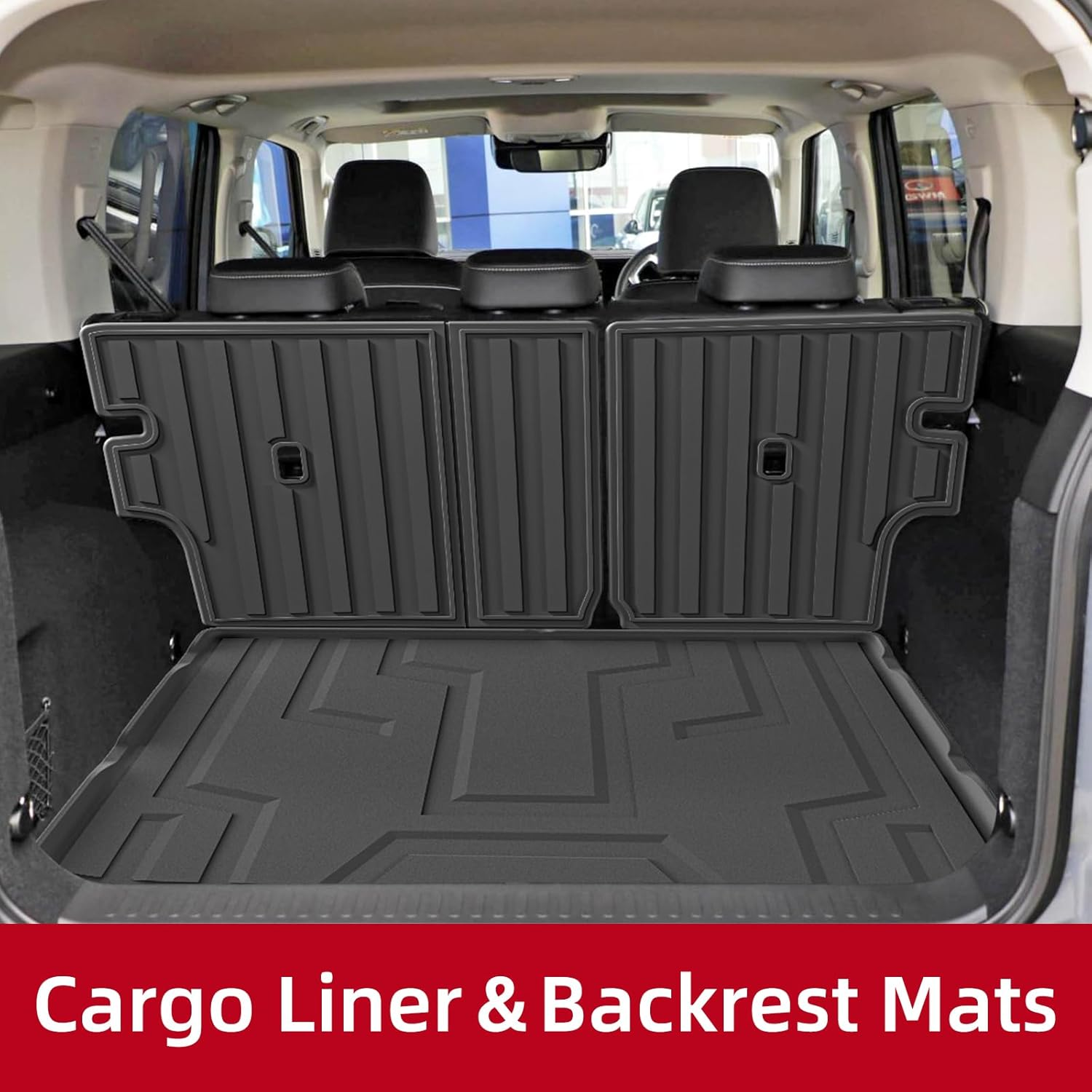 Foot Mats & Trunk Mat & Backrest Mats for GWM Tank 300 2025 2024 TPE Floor Cargo Liner Car Mats Accessories - Only Fit Right Hand Drive image number 2