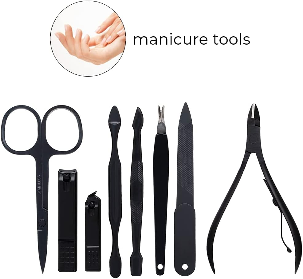 Aba Group Nail Kit 18 Sets &ndash; Professional Manicure Set &ndash; for Face, Feet, Hands &ndash; Professional Manicure Kit &ndash; Nail Set &ndash; Travel Nail Set in a Case &ndash; Cork image number 4