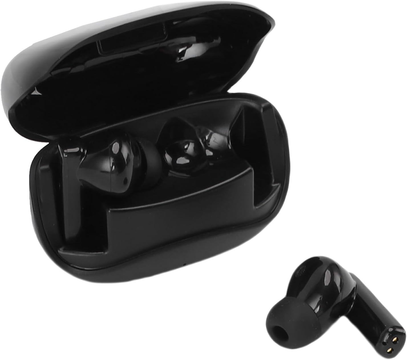Jectse Wireless Translation Earbuds with Hifi Sound for Multilingual Travelers, Real Time Language Translation Earphones [2 Earphones, Black] image number 2