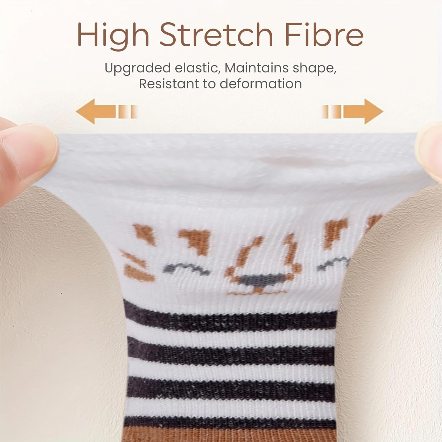 Adorable Newborn Baby Slogan Socks &ndash; 8-Pair Set for 0-6 Months | Soft and Stylish Infant Socks for Baby Girls and Boys, Multicolour, 0-6 Months image number 6