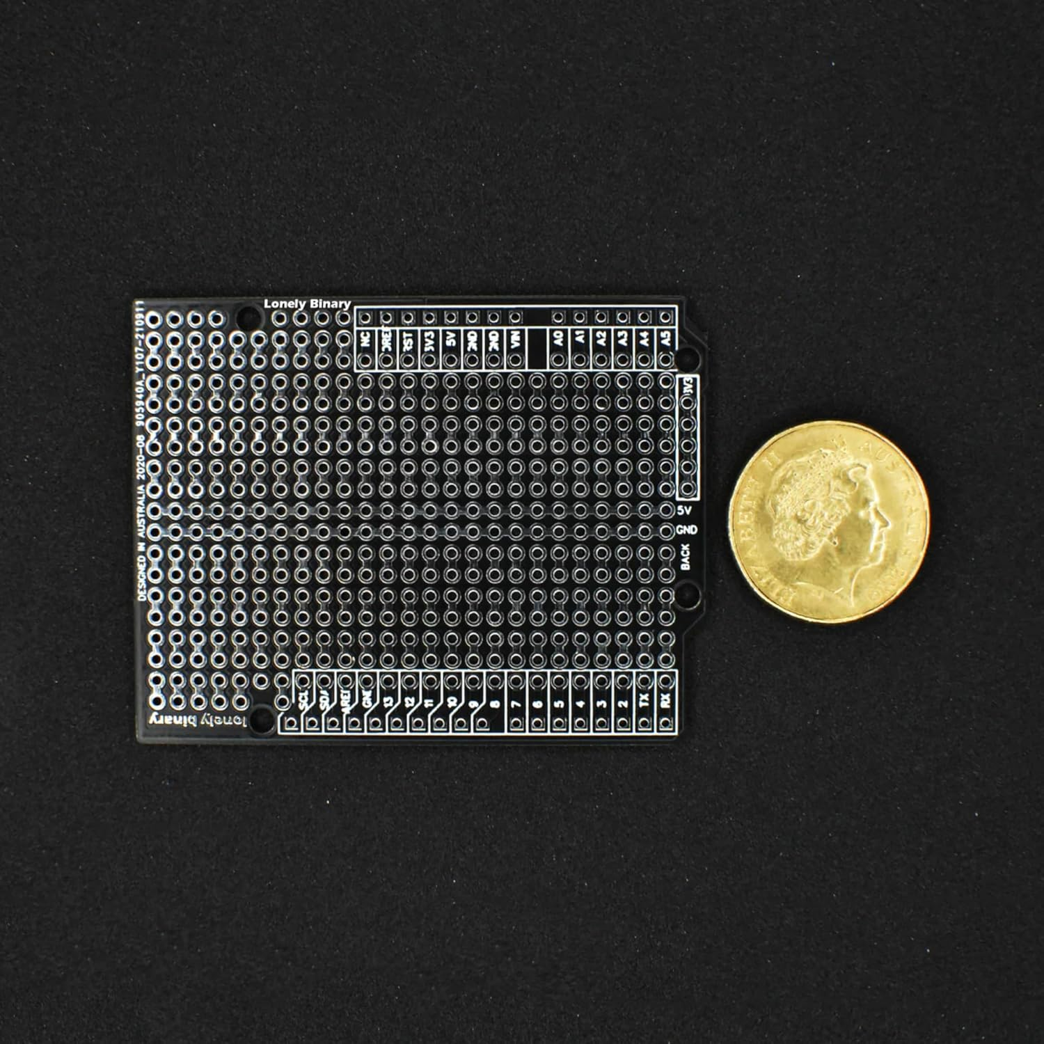 Lonely Binary 12-Pack Uno R3 Prototype PCB Boards &ndash; Color-Coded Solderable Breadboards Compatible with Arduino, ESP32, Raspberry Pi for DIY Electronics, Prototyping & STEM Projects image number 4