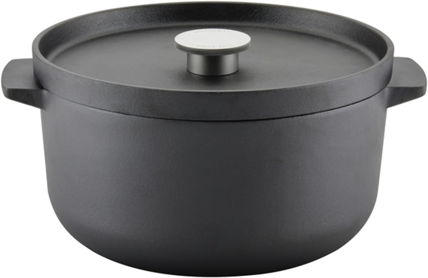 Kitchenaid Seasoned Cast Iron Dutch Oven/Casserole, 6 Quart - Black