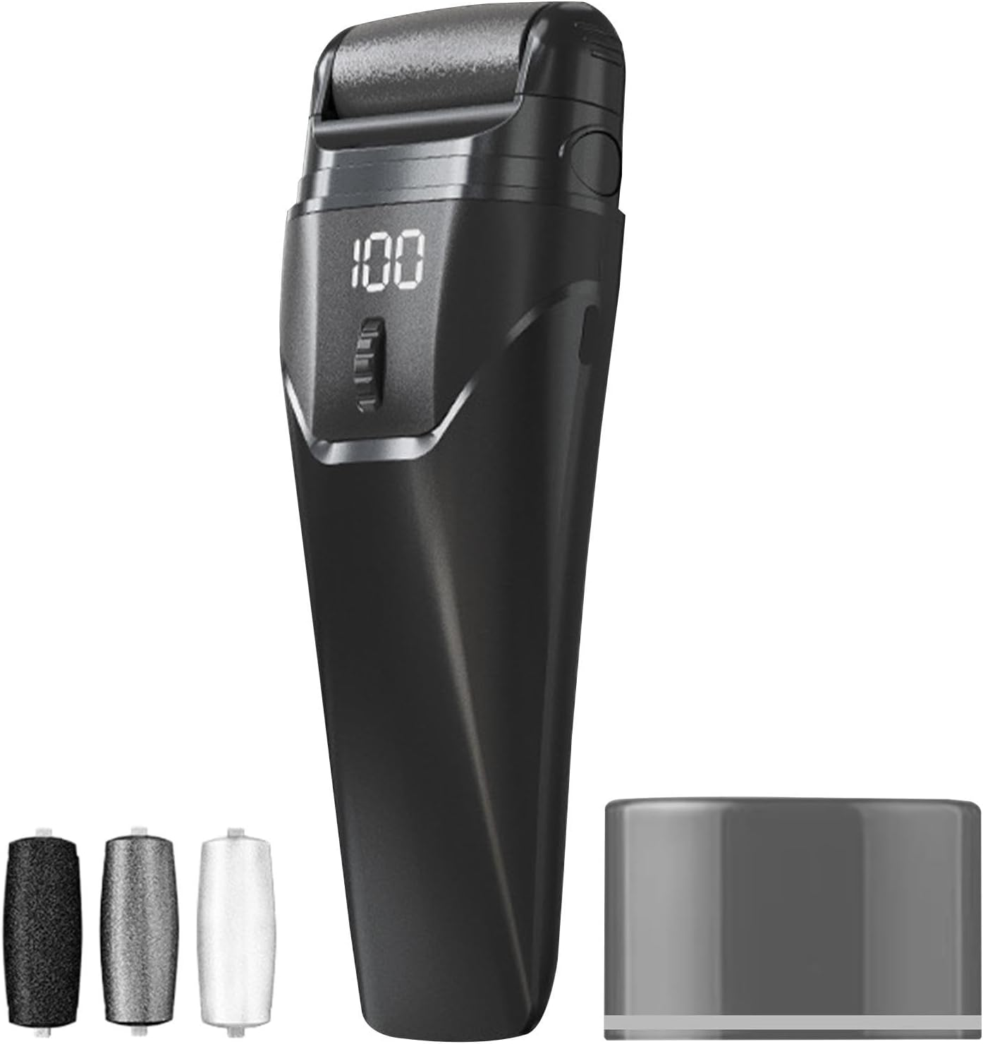 Feet Scraper File, USB Rechargeable Foot Scrubber Adjustable File, Automatic Pedicure Tool Indoor Outdoor Use Feet Scraper for Mother, Father, Wife