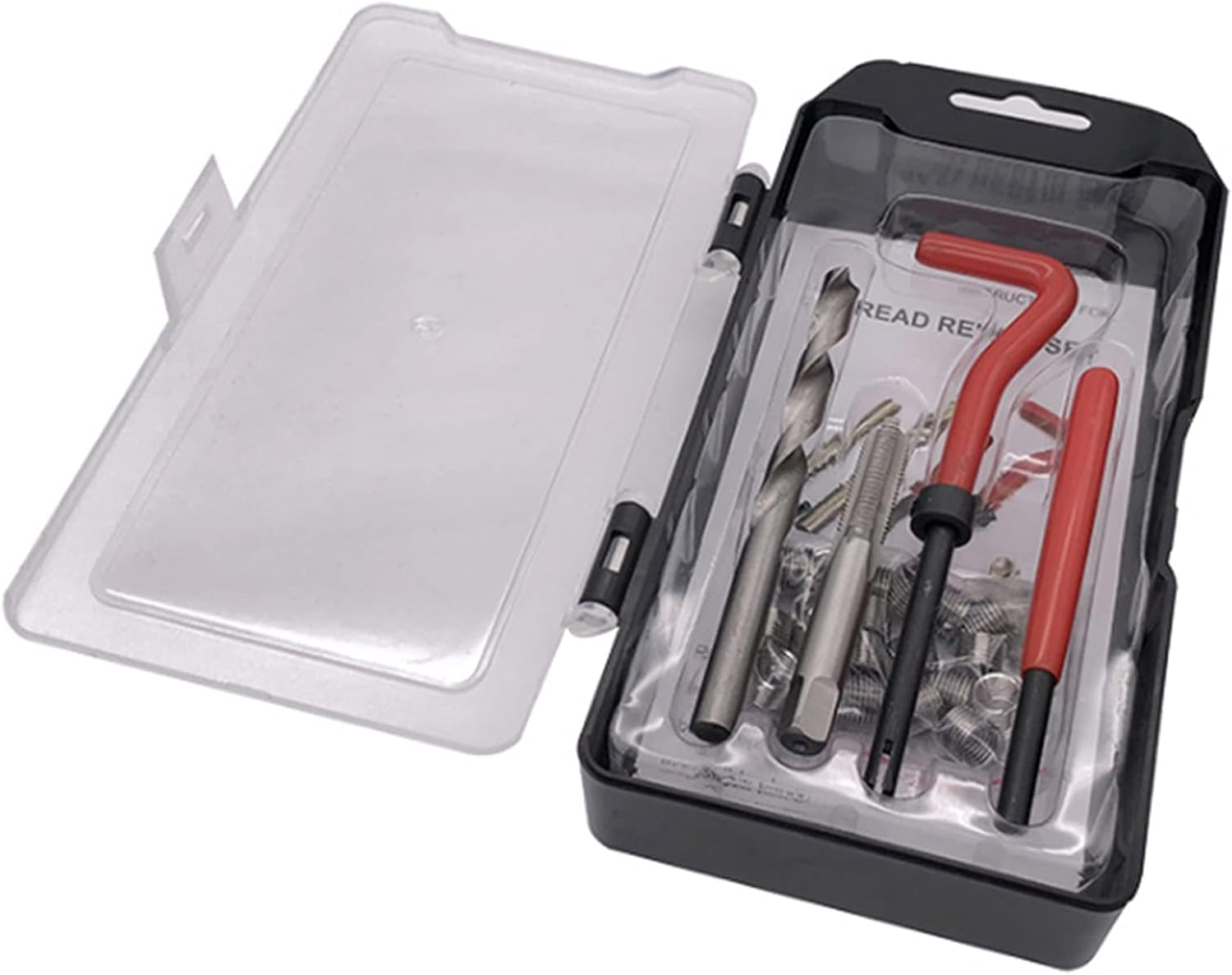 Xinyee 15Pcs M-10 X 1.0 Thread Repair Kit Helicoil Compatible 10Mm Damaged Threads image number 1