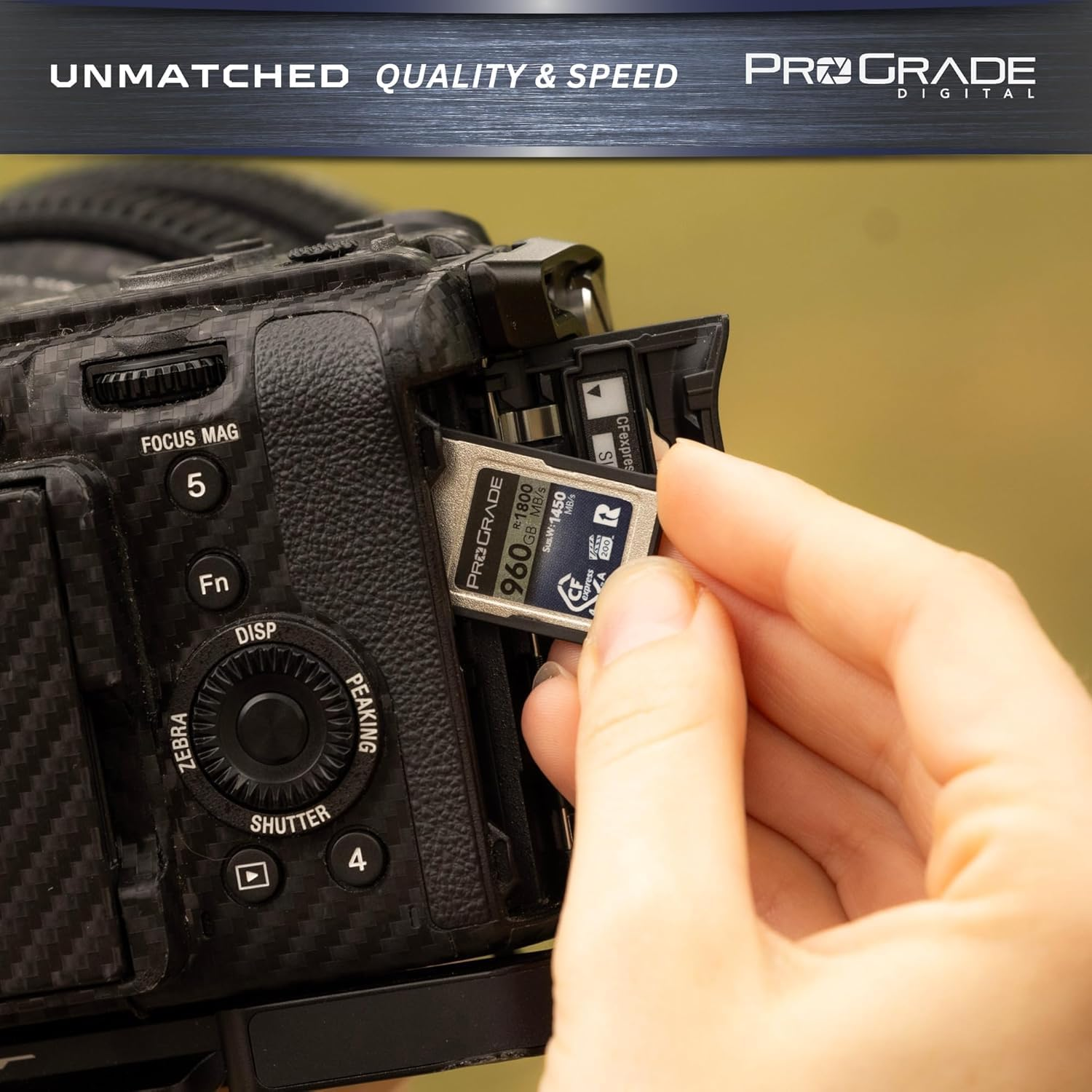 Prograde Digital Cfexpress&trade; 4.0 Type a Memory Card (960GB) Iridium image number 1
