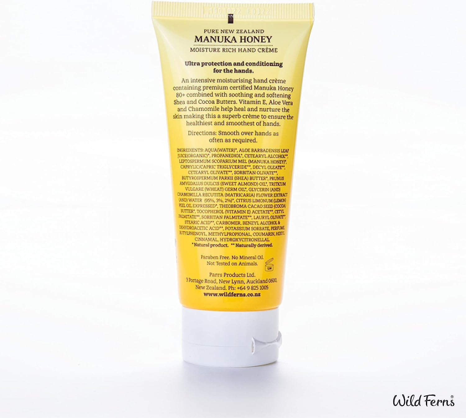 Wild Ferns Manuka Honey Moisture Rich Hand Cr&egrave;me, 100Ml, Pack of 1 image number 4