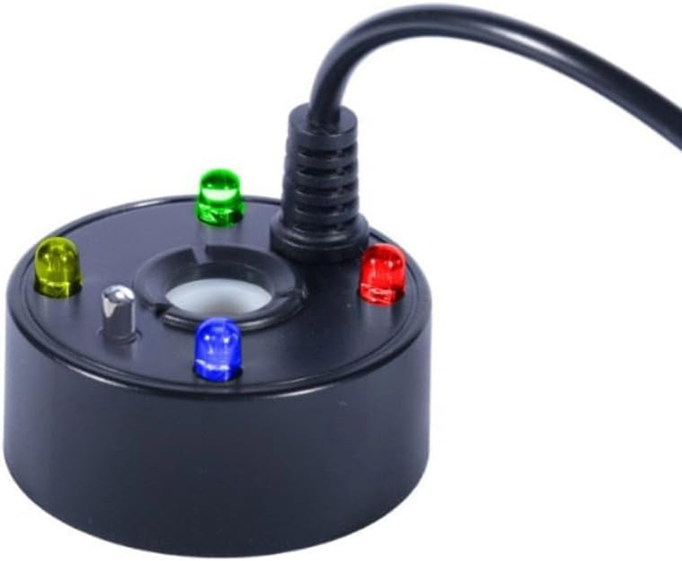 Ultrasonic Mist Maker, USB Mist Maker Fogger, Ultrasonic Fogger Pond Fogger with LED Lights, Aquarium Mist Maker, Water Atomizer Fogger