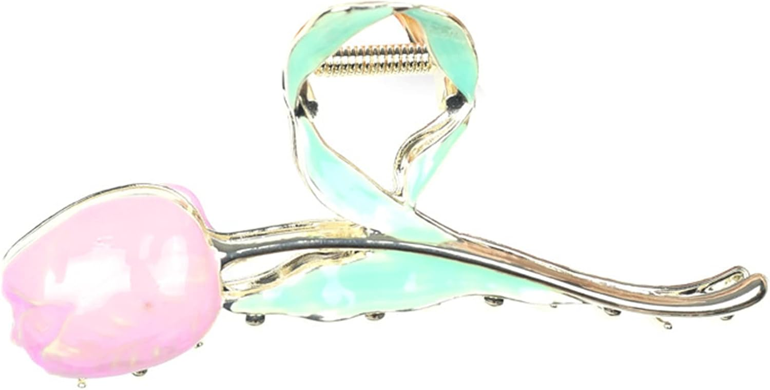 Hair Clips for Women, Cute Claw Clip, Creative Hair Accessories,Pink Tulip image number 5