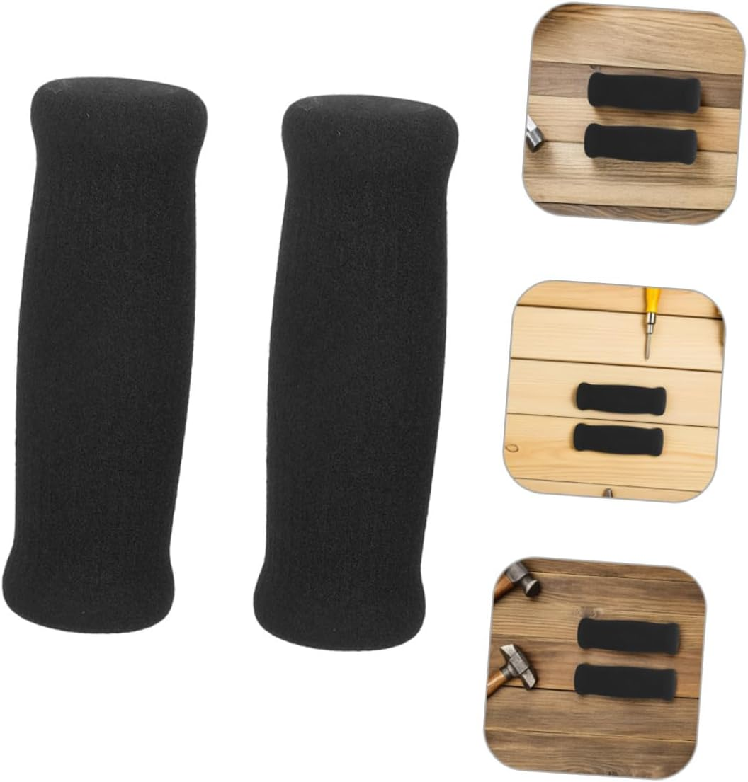 2Pcs Thickened Non-Slip Crutch Handle Grips for Elderly Comfortable Breathable Foam Cane Wraps Easy Install Ergonomic Walking Stick Handle Covers for Relief and Secure Grip image number 1