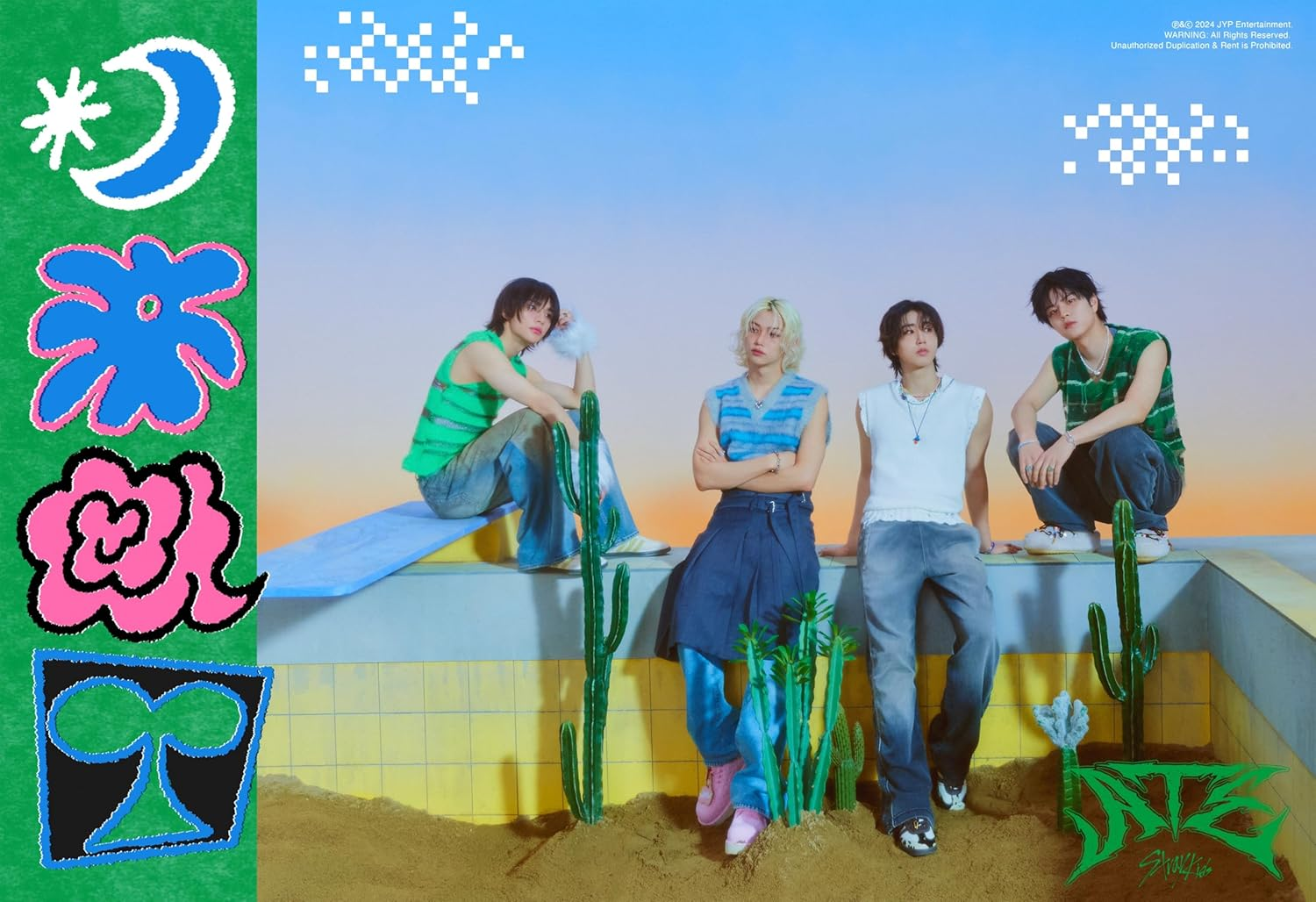 Stray Kids ATE 9Th Mini Album Limited ATE Version Cd+64P Photobook+1P Photocard+1Ea Monochrome Photo Ticket+1P Portrait Poster on Pack+1P Bitmap Mini Poster+1Ea Mini Newspaper+Tracking Sealed SKZ image number 6