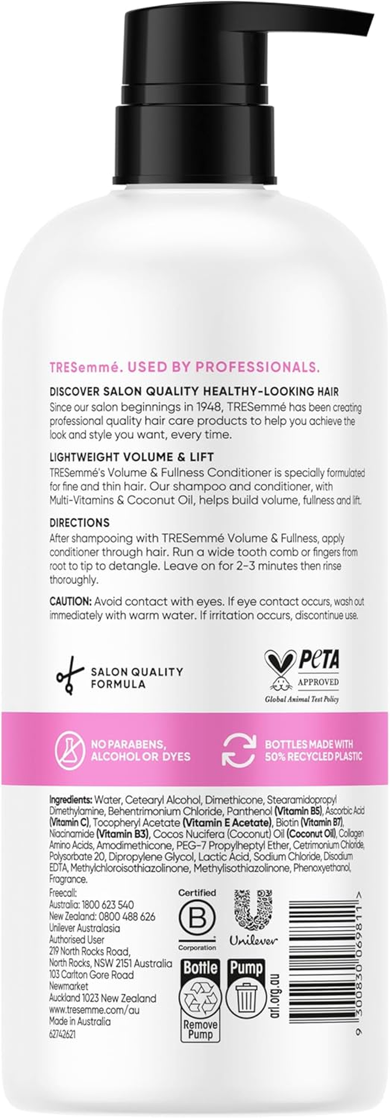 Tresemm&eacute; Volume and Fullness Conditioner 940 Ml image number 6