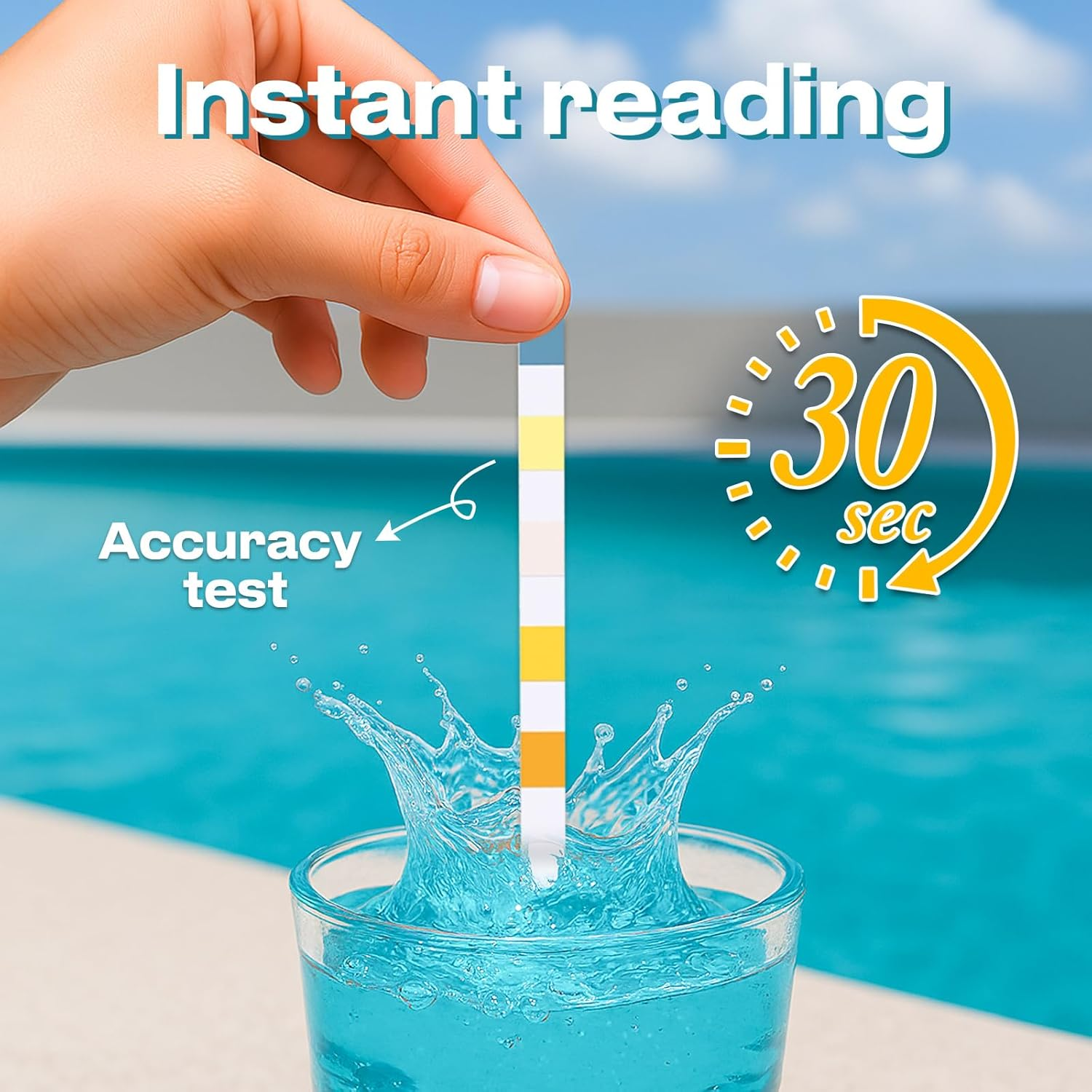 5-In-1 Pool and Spa Test Strips for Accurate Analysis of Ph, Chlorine, Bromine, Alkalinity and Cyanuric Acid with Fast Results and 50 Easy-To-Use Strips for Clear and Safe Water image number 5