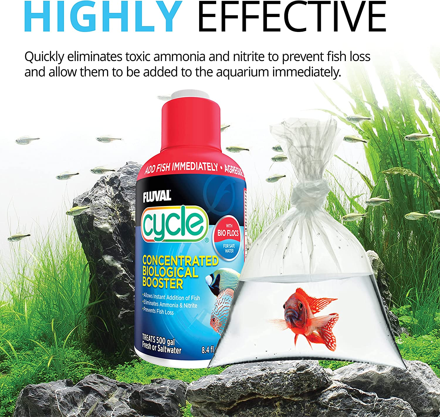 Fluval Cycle Biological Aquarium Water Treatment, 0.284999999999999 Kg image number 6