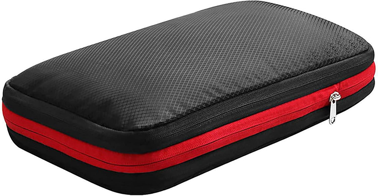 OEIPSMK Packing Cubes Compression Storage Bag Storage Bag Large-Capacity Double-Layer Cmpressible Storage Kit Packing Cubes for Travel,Red image number 6