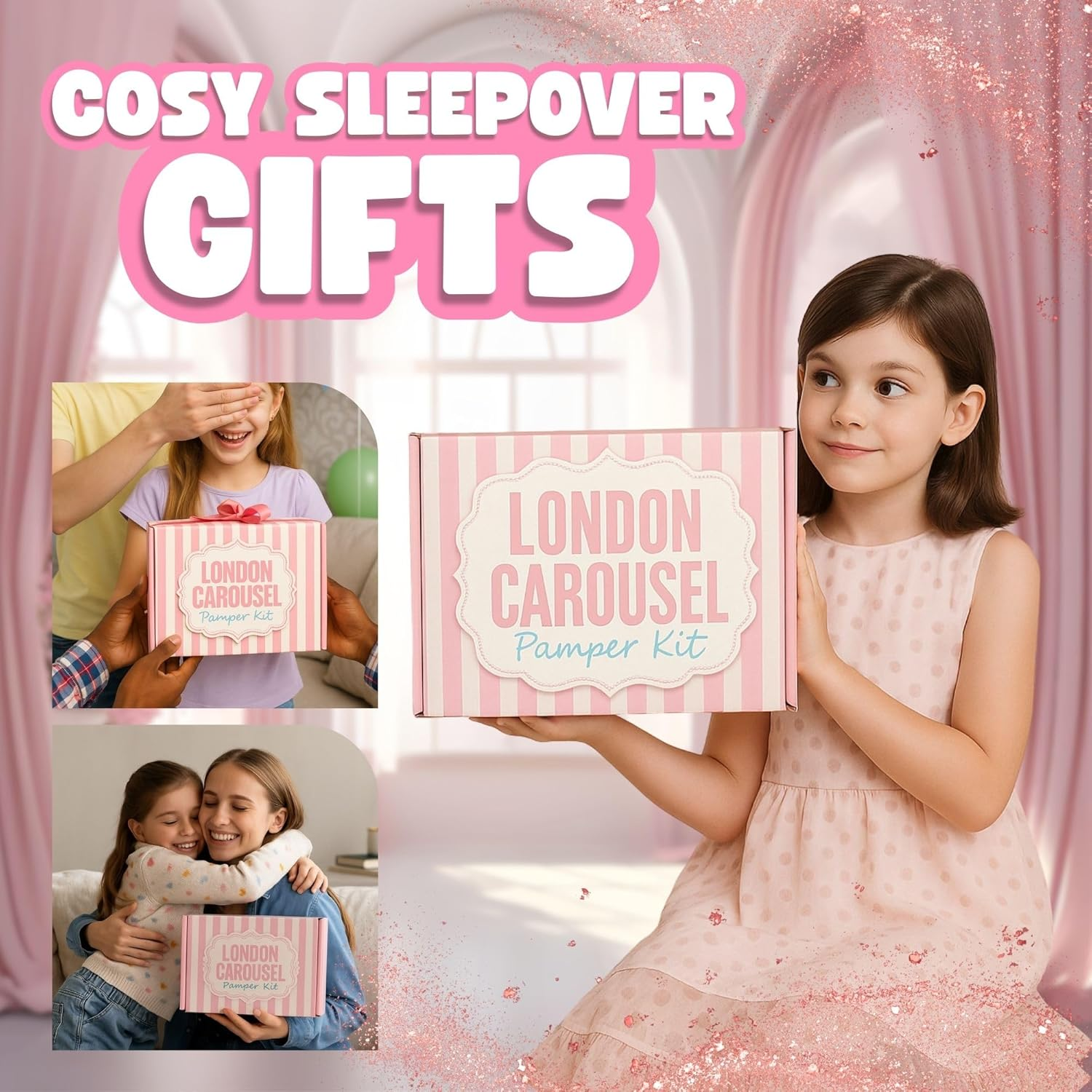 Pamper Gifts for Teens - Girls Pamper Set Includes Soft Spa Headband, Bath Bomb, Cozy Socks, Peel-Off Girls Face Mask, Girls Hair Scrunchie and a Bag of Sweet Treats image number 6