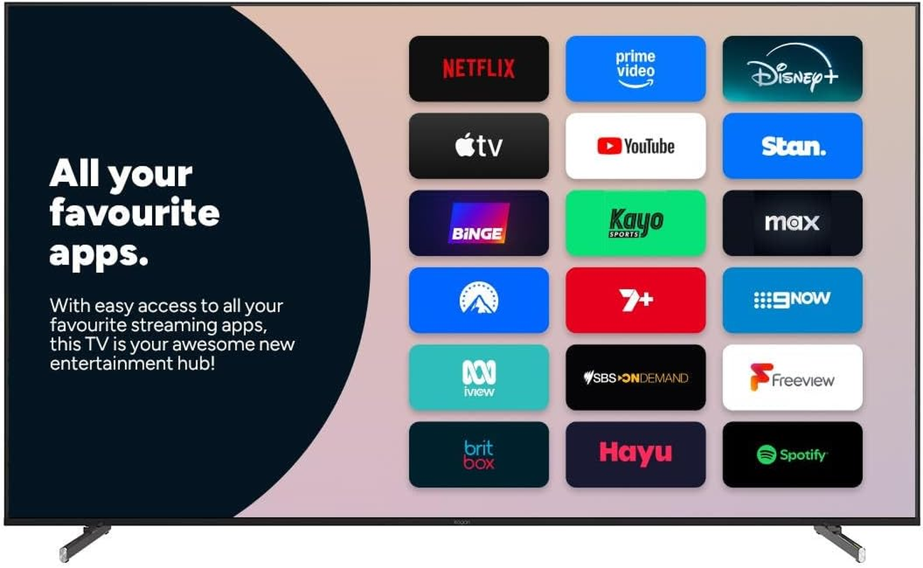 Kogan 70" QLED 4K Tizen Smart TV (With Samsung TV Plus) - T96Q - KAQL70T96QA - 70 Inch image number 1