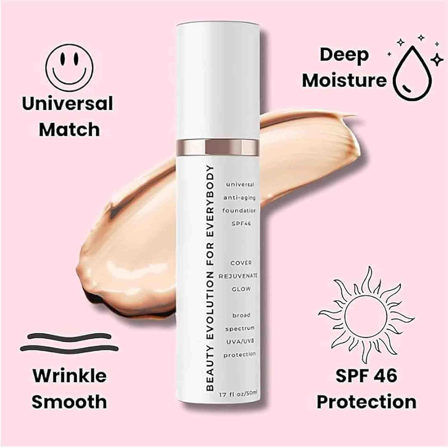 Evonex Age Defying Foundation, Universal Tint (2PCS)