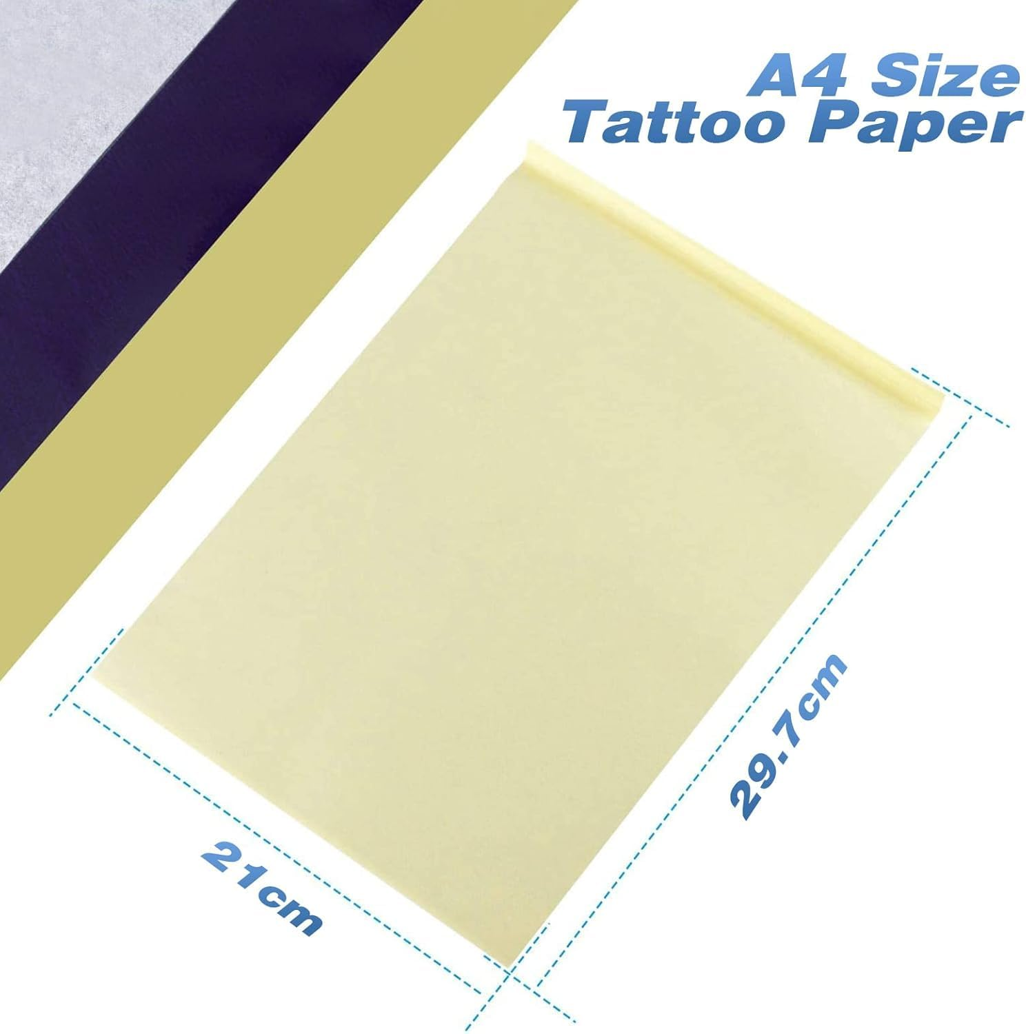 Tattoo Transfer Paper and Gel Kit, 100PCS Tatt&omicron;&omicron; Thermal Stencil Paper, 4 Layers Premium DIY Tatt&omicron;&omicron; Tracing Paper Transfer Kit Supplies, Size A4 TTP-100 (100) image number 5