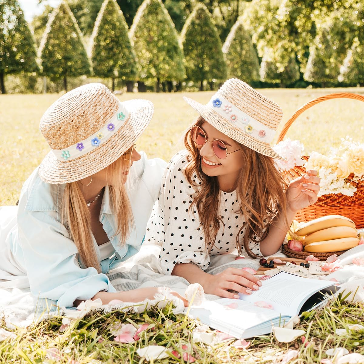 Mini Resin Flower, 100 PCS Flatback Flower Charm for Scrapbook, Nail, Phone Case Decor (Bulk) image number 4