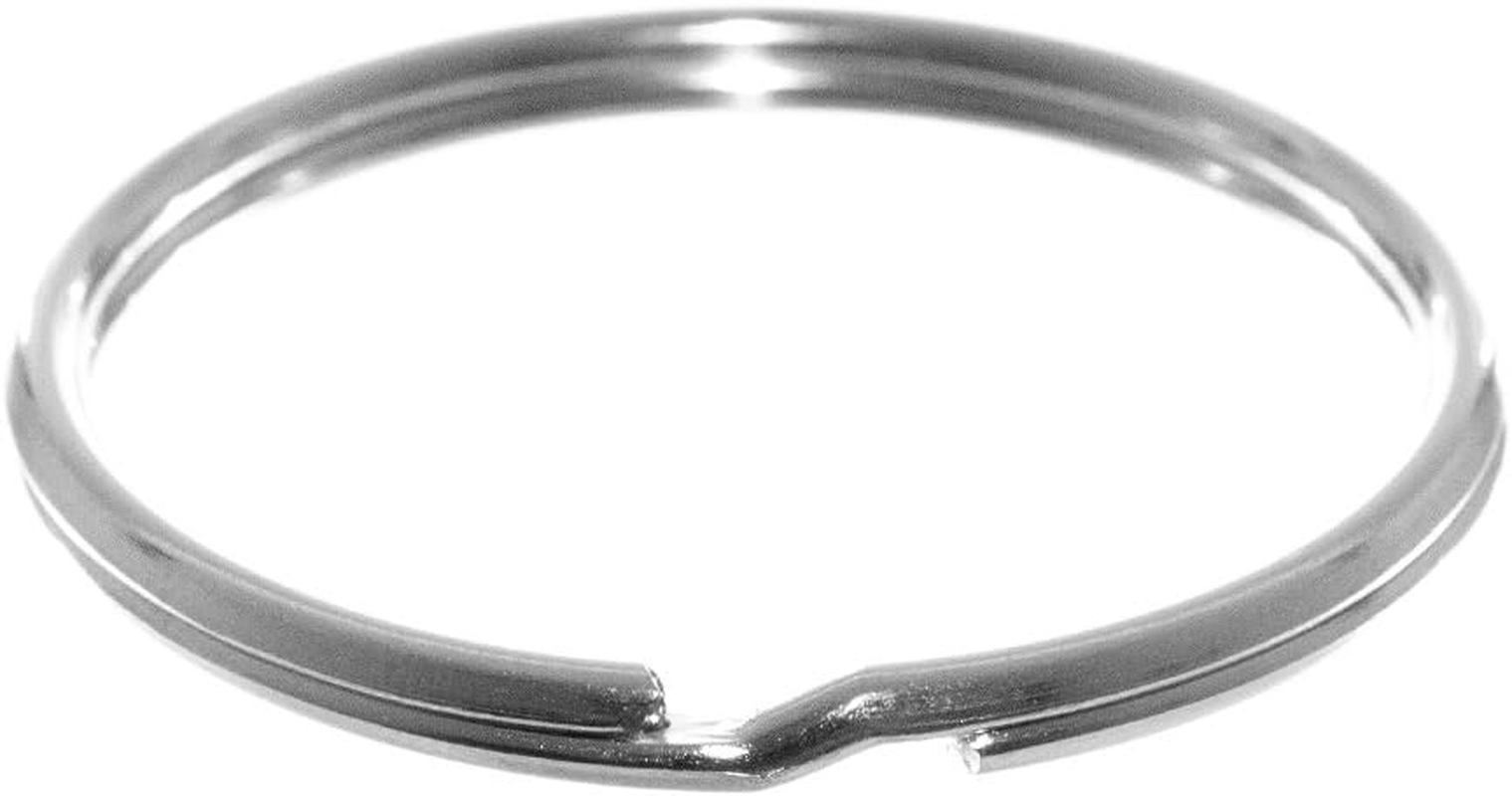 Craft County Split Key Rings &ndash; Jewelry Making and Craft Projects (1 1/2 Inch, 10 Pack)