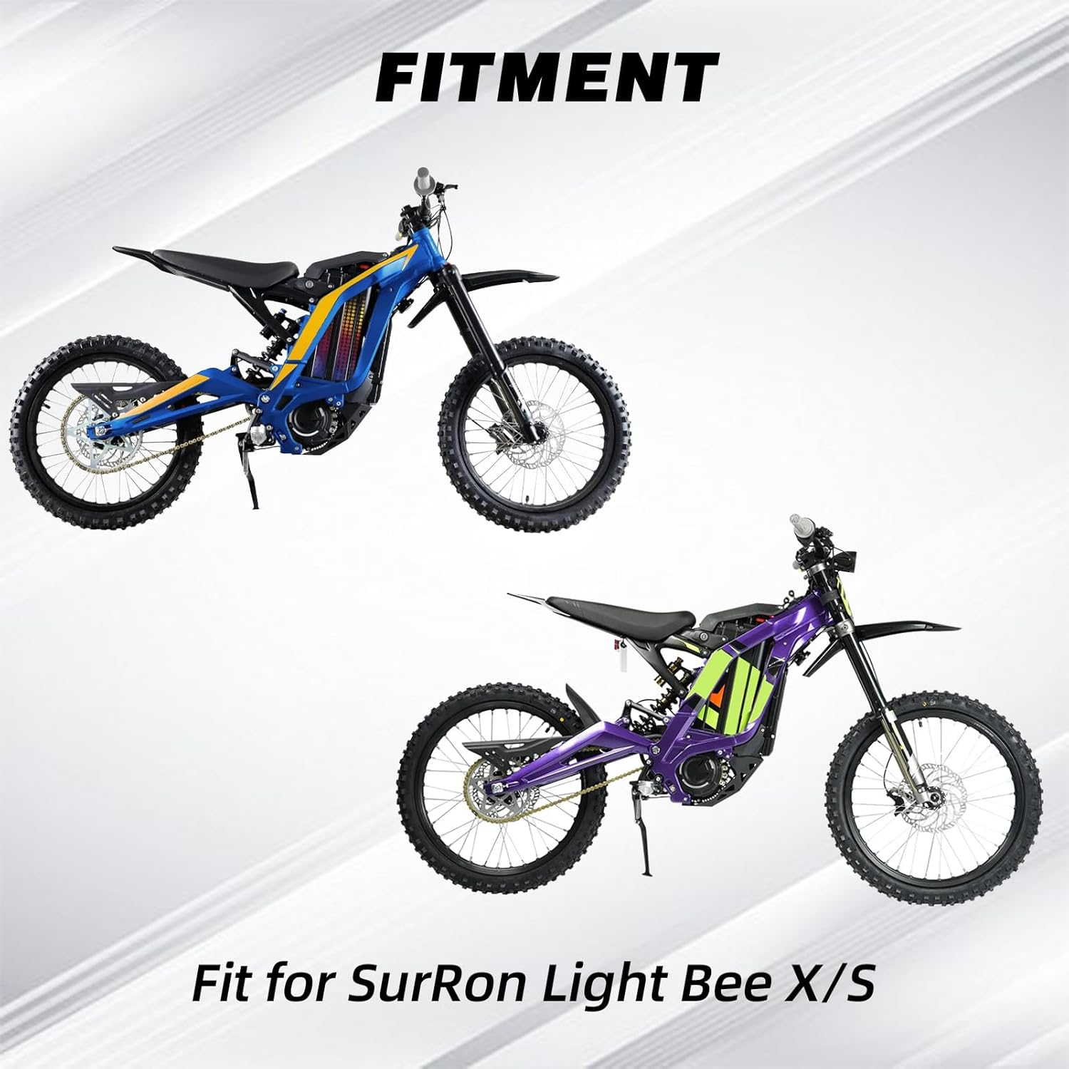 JFG RACING Sur Ron Battery Cover Carbon Fiber Pattern for Surron Light Bee X/S Electric Dirt Bike image number 2