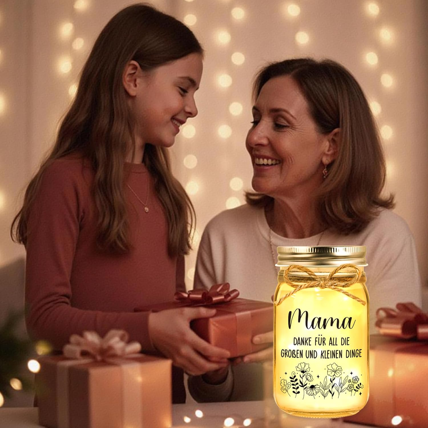 Hiipeefeel Gifts for Mum for Birthday, LED Bottle Light, Birthday Gift, Mother'S Day Gift, Mum Gift, Mother'S Day Christmas