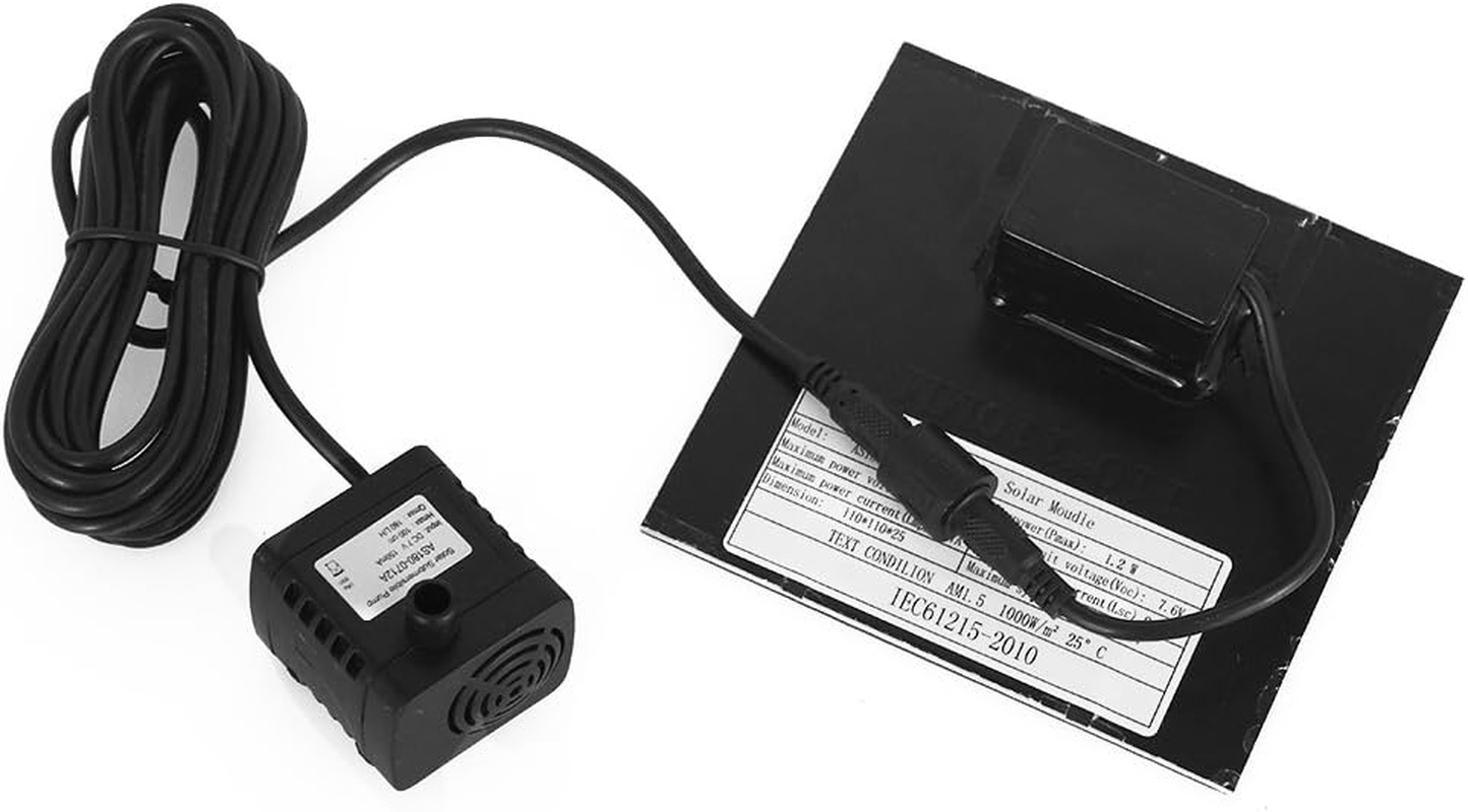 Solar Fountain Pump Solar Panel, Fabselection Power Water Fountain Kit for Garden Pond Pool Fountains image number 1