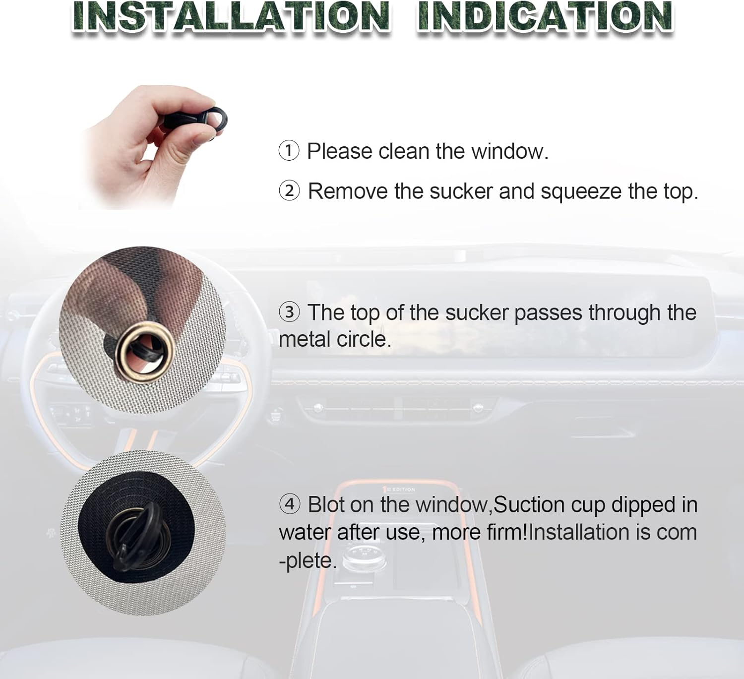 2 Pack Car Window Shade, Universal Side Window Cling Sunshade for Baby, Kids, and Pets from UV Rays and Sun Glare image number 3