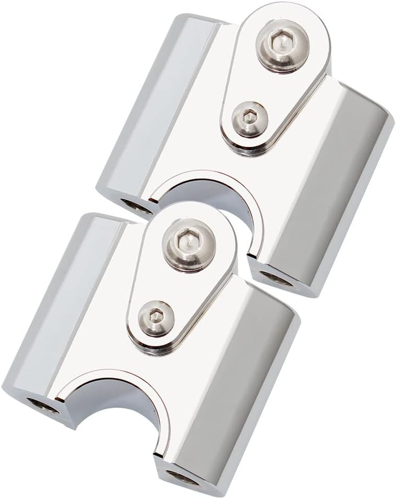 Handlebar Clamp Handlebar Bar Risers for for R18 2020 21 22 Motorcycle Accessories Chrome Handlebar Riser Bar Mount Clamp Mounting Lift Move Adapters Part image number 2