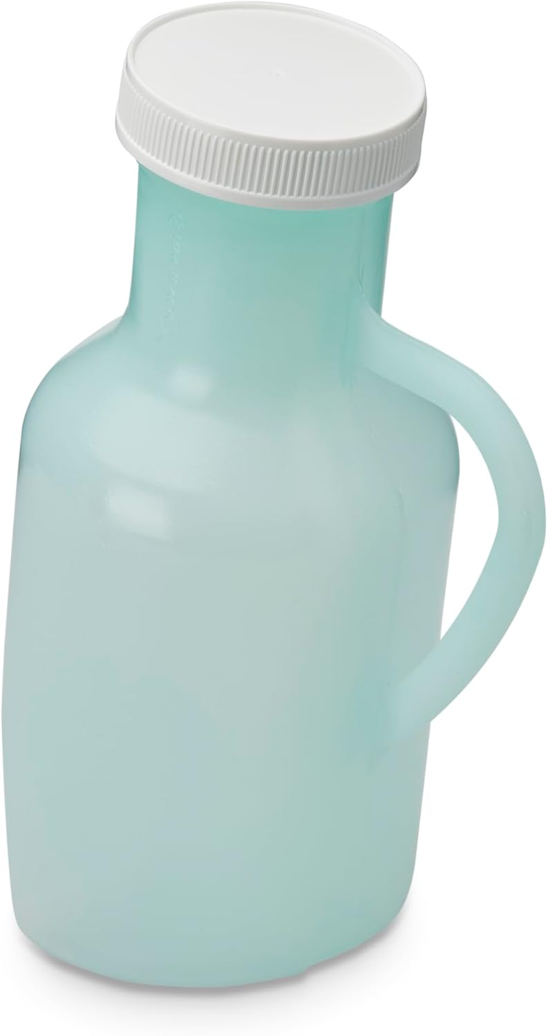 Surgipack 6362 Male Urinal Bottle with Screw Cap Lid, 1 Litre Capacity image number 3