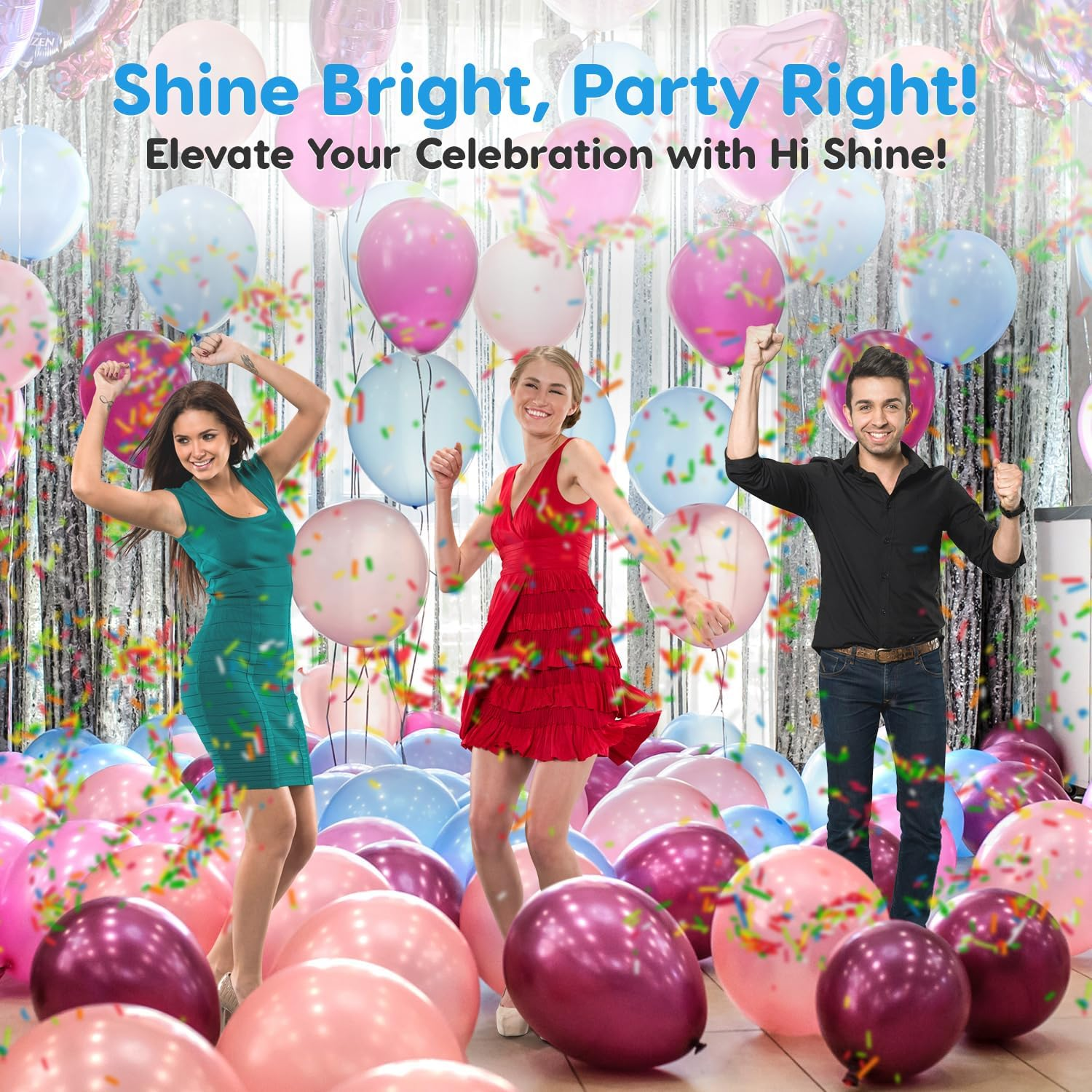 Hi-Shine Balloon Spray 8 Oz - Instant Gloss & Vibrant Finish - Enhance Party Decor - Birthdays, Weddings, Special Events - Easy Application - Long-Lasting Results - Elevate Your Celebration image number 6