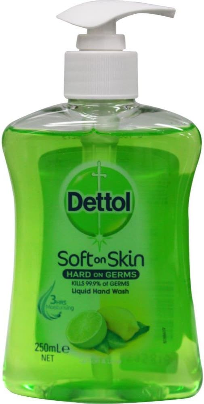 6 X DETTOL 250Ml SOFT on SKIN LIQUID HAND WASH LEMON & LIME