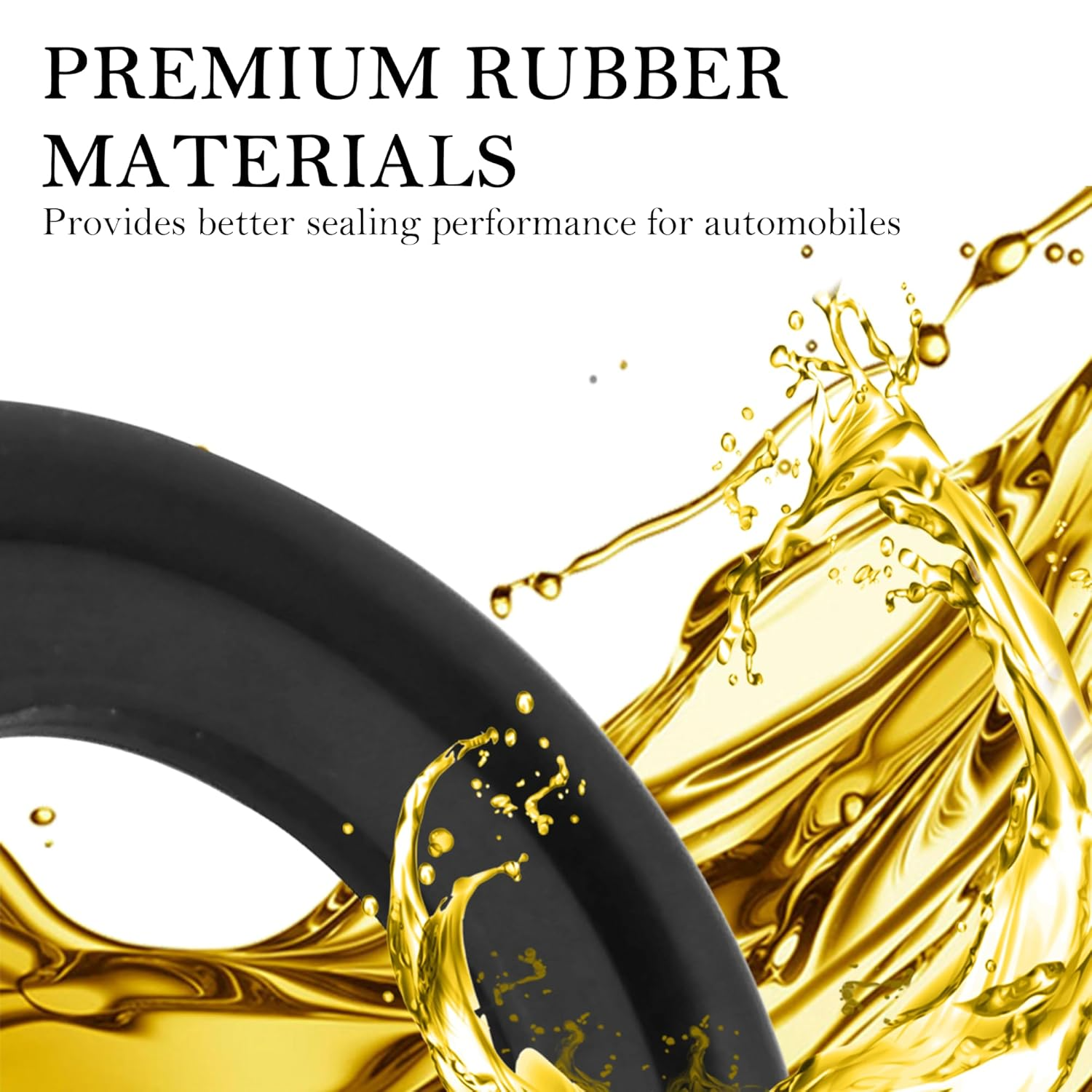 10PCS Oil Drain Plug Gasket Replace Oem#12616850,Sealability M12 Oil Drain Plug Washer Reduced Oil Leakage,Securely Oil Plug Gasket Compatible with Buick Cadillac GMC Chevrolet (M12) image number 5