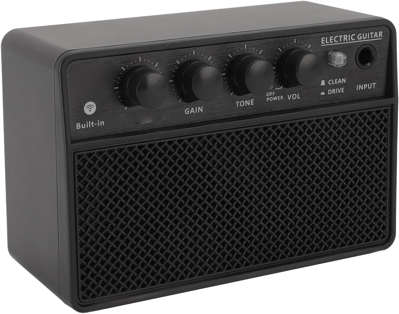 Bass Amplifier, Portable BT Guitar Speaker Amplifier 10W Subwoofer BT Guitar Amp with USB C Interface for Live Outdoor Black image number 5