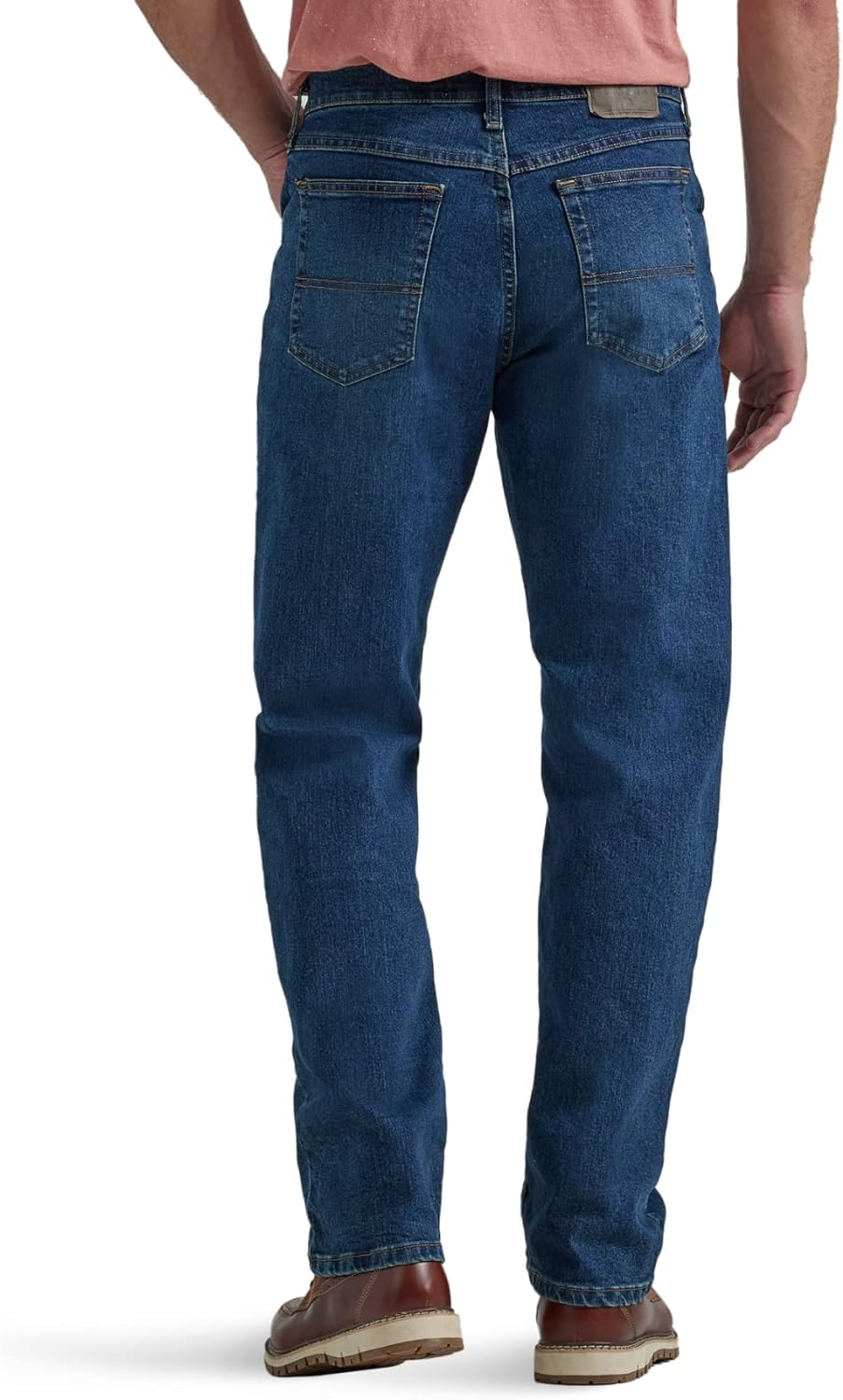 Wrangler Men'S Classic 5-Pocket Relaxed Fit Flex Jeans - Blue - One Size image number 3