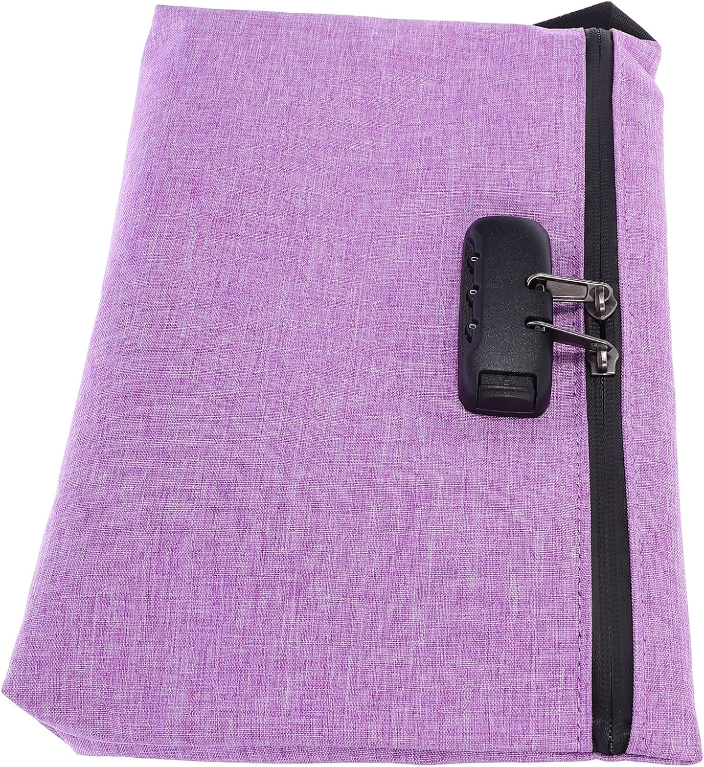 ELAYARD Combination Lock Cash Wallet Waterproof Zippered Bag for Business Travel Document and Jewelry Storage image number 1