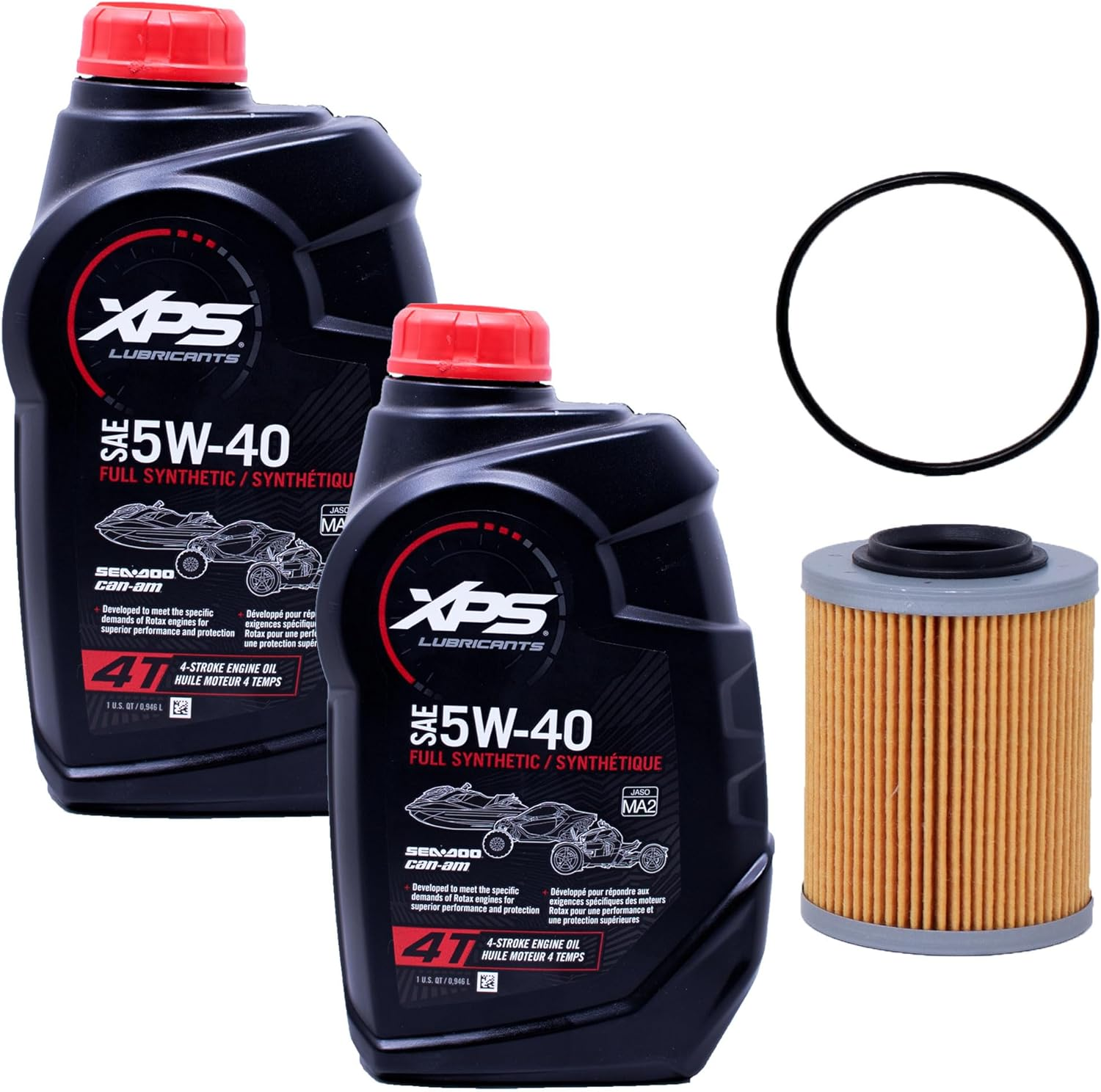 Edwards Full Synthetic Oil Change Kit Fits 2014-2024 Seadoo Spark PWC image number 2