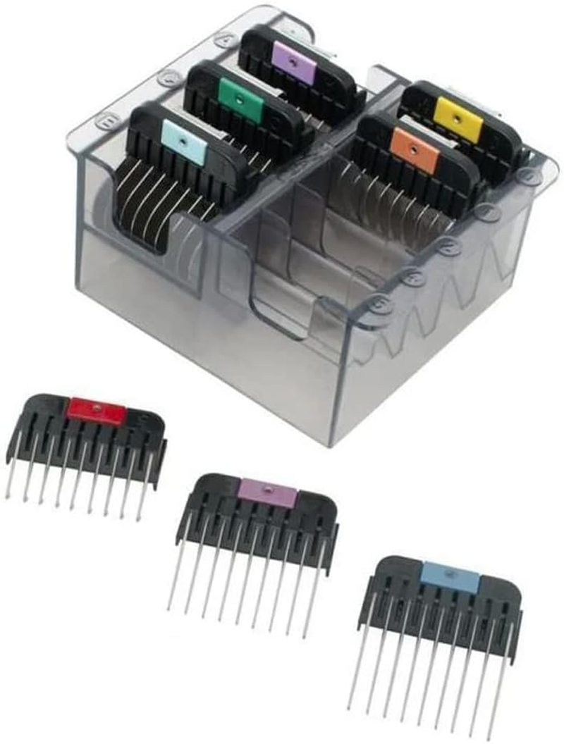 WAHL Pet 1-8 Stainless Metal Combs/Guides Set image number 2