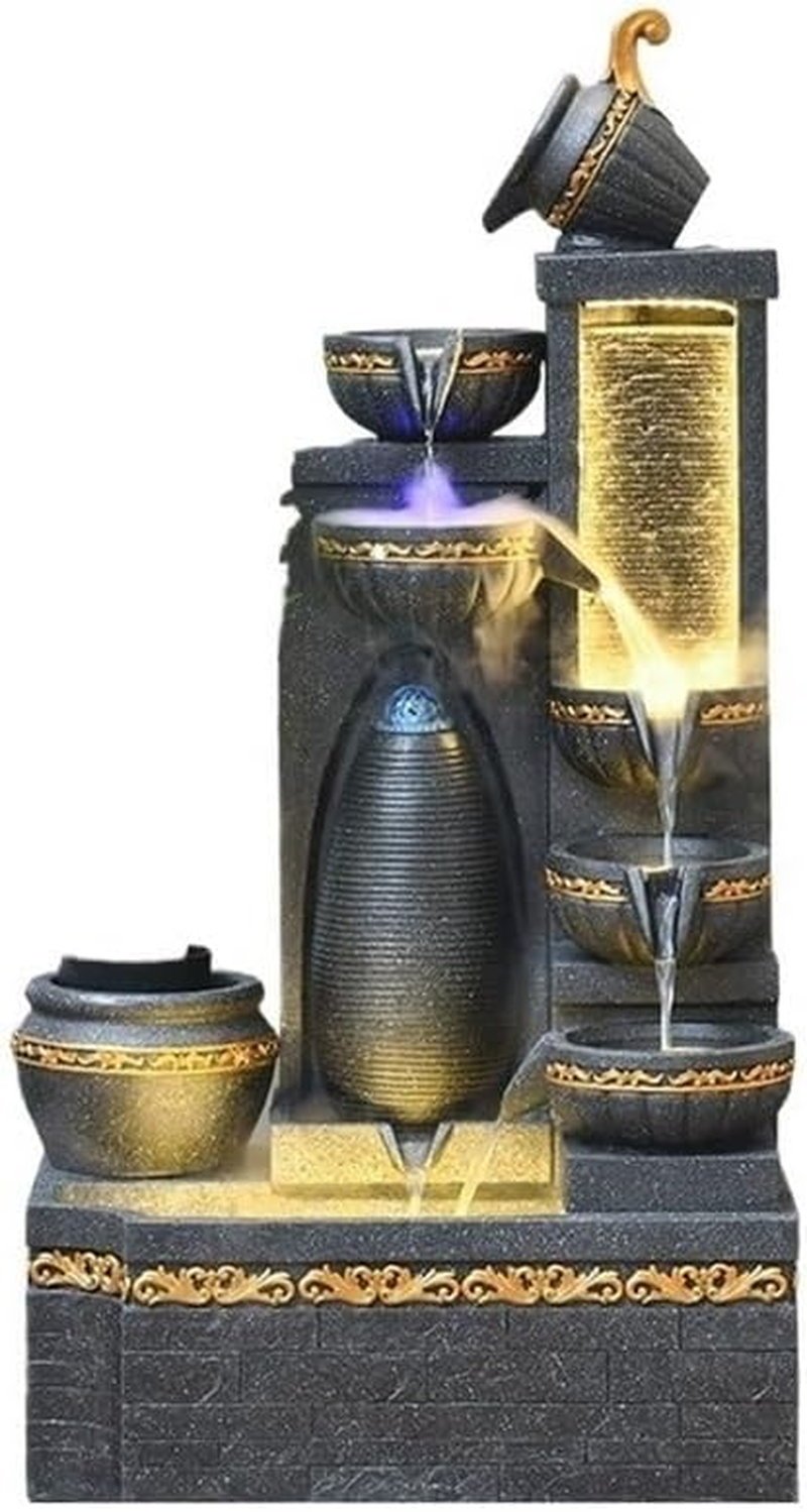 Outdoor Fountain Attracts Wealth Water Curtain Living Room Courtyard Scenery 146Cm High European Style Light Luxury Flowing Ornament image number 2