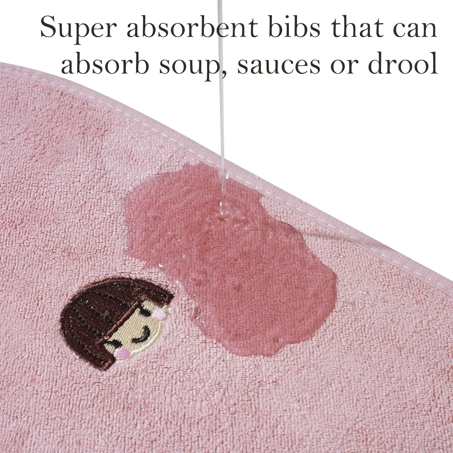 Baby Bibs for Girls or Boys , Toddler Bibs for Feeding image number 5