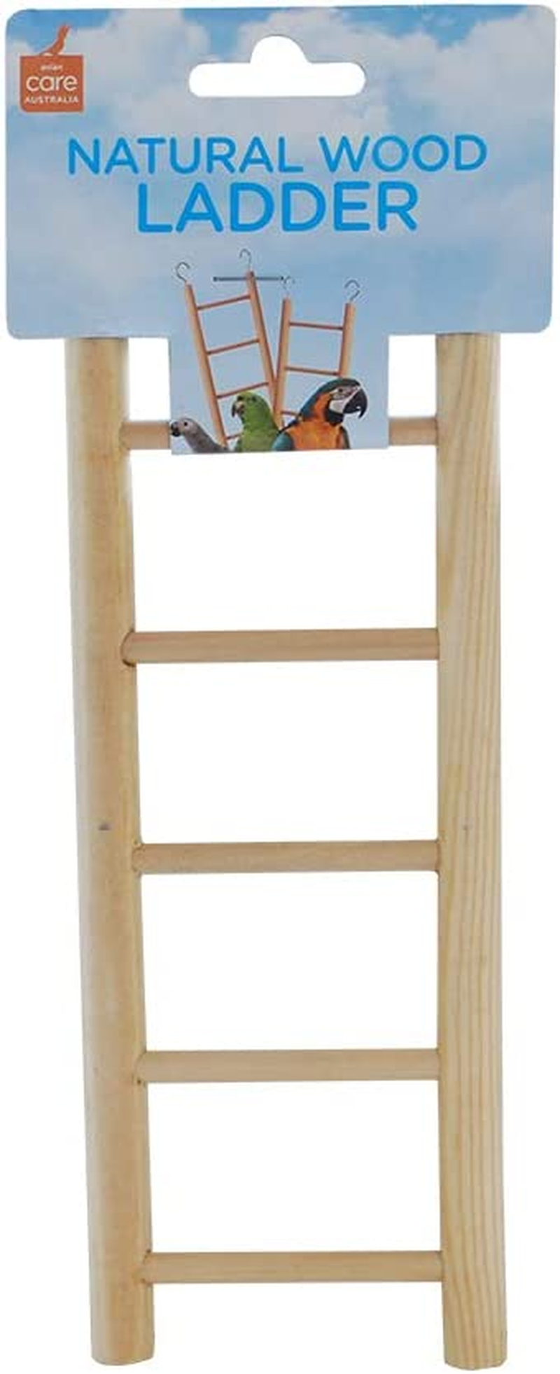 Avian Care 5 Step Natural Wooden Ladder Bird Toy