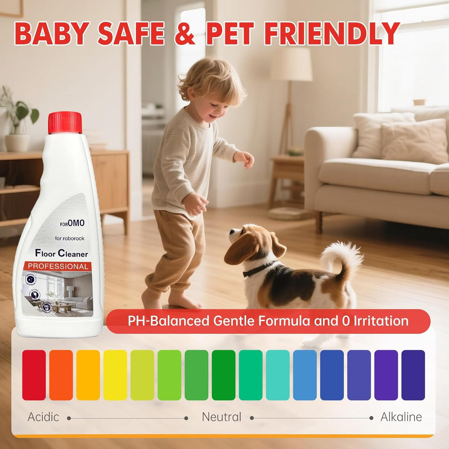 480Ml Floor Cleaning Solution Compatible with Roborock Robot Vacuum and Mop Cleaner Q5/Q7/Q8/S7/S8/Qrevo Series, All Robot Vacuums & Wet Dry Vacuum, Floor Cleaner for Mopping (1 Bottle Pack) image number 6