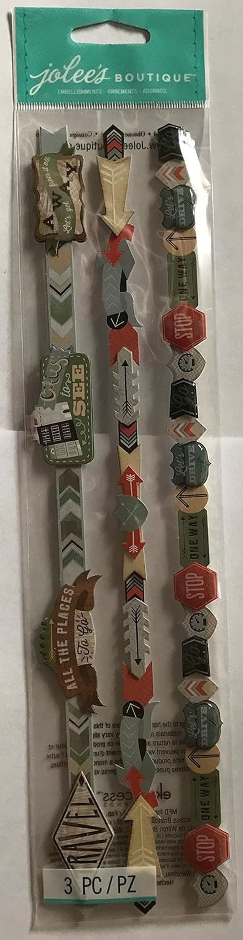 Jolee'S Boutique 0015586834017 Jolly Boutique Road Sign BDR15 50-00695, Other