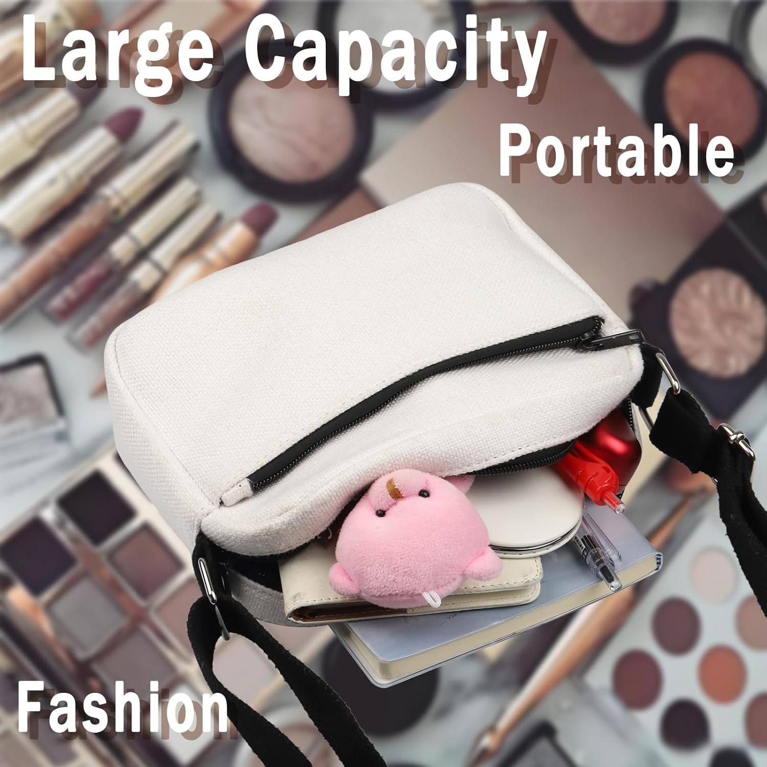 G2TUP Jensen a Inspired Gift Dating Jensen a Makeup Bag TV Show Fan Cosmetic Bag Supernatural Lover Merch, Jensen a HS image number 5