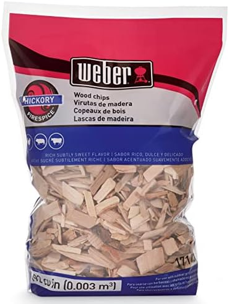 Weber Hickory Wood Chips Add Incredible Flavour to Your BBQ 3 Litre image number 1