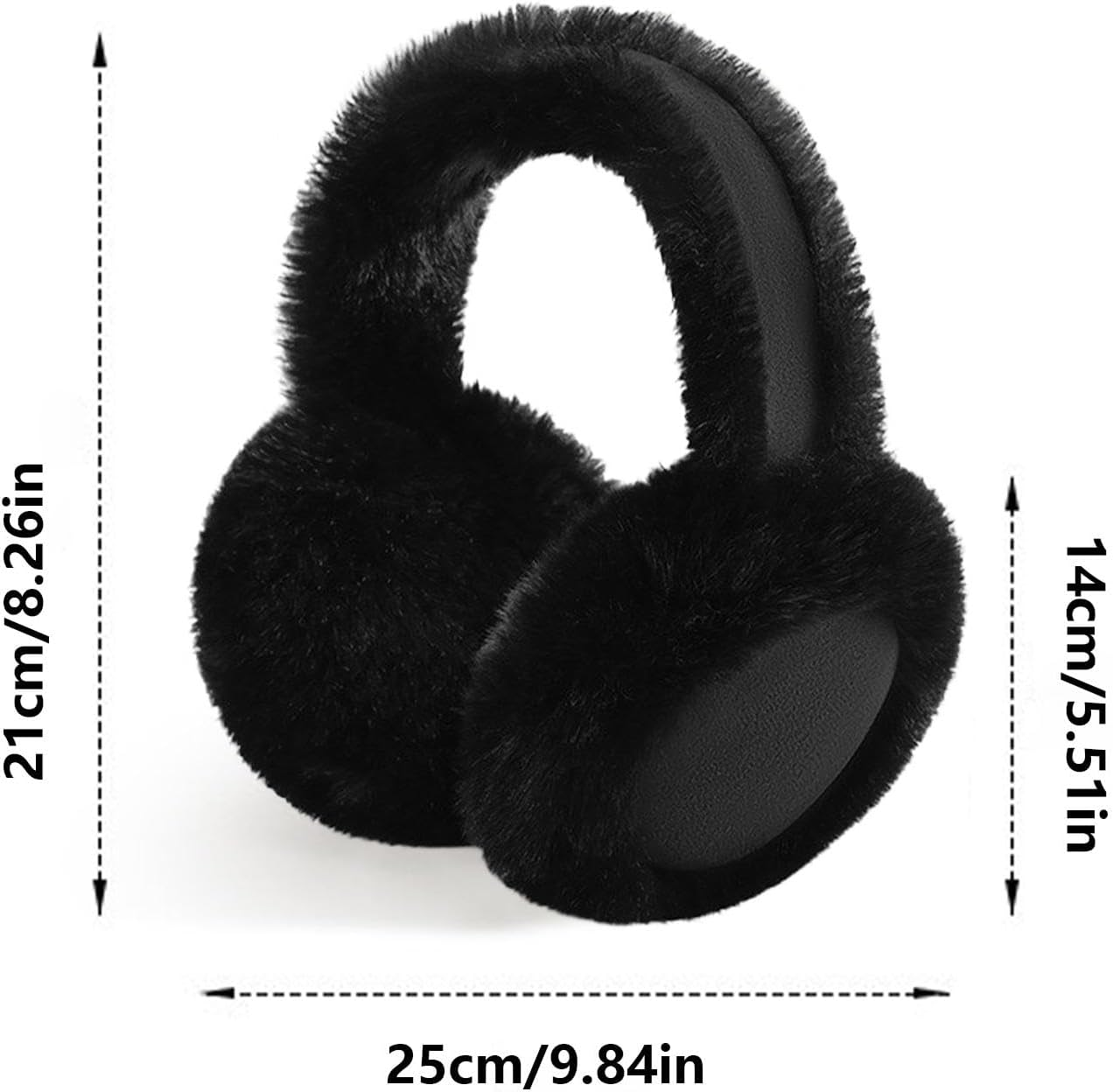 Lady Ear Warmer - Foldable Fleece Ear Warmer | Skin-Friendly Ear Covers, Cartoon Fleece Ear Warmers for Girls, Mom, Wife, Girlsfriend image number 5