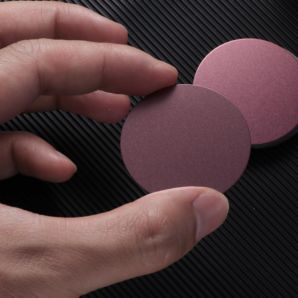 Angoily Metal Plate for Cell Phone, 30Pcs round Car Mount Magnet Holder with Strong Adhesive Sticker, Cell Phone Holder Pink, Universal Metal Plate Kit image number 6