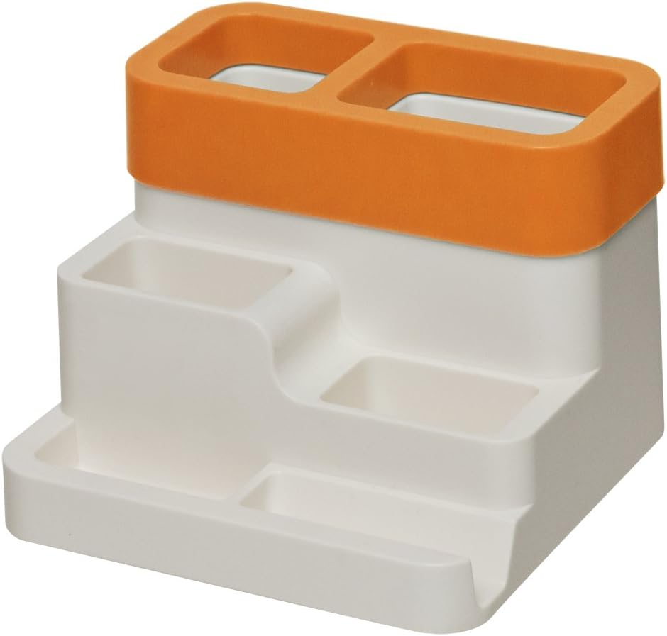 Nakabayashi PLS-MSK1-G Desk Organizer, Pen Holder, Multi Stand, Green