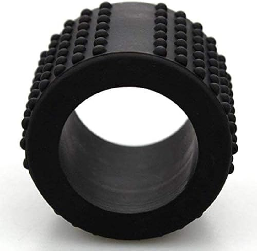 Black Tattoo Grip Cover Food Grade Silicone Diameter 25X30Mm Professional Tattoo Pen Sleeve Non-Slip Grip Accessories for Artists, Machine Parts, Professional Accessories image number 3