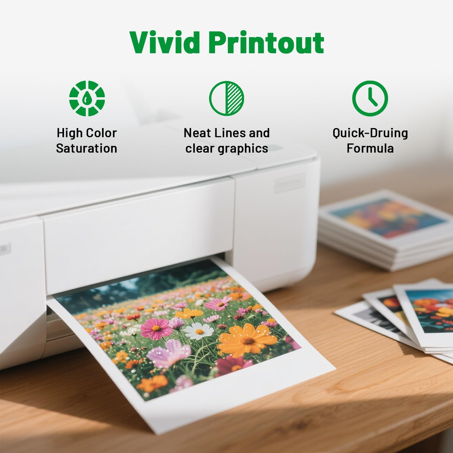 Faedra 63XL Ink Cartridges Remanufactured for HP 63 XL Combo Pack for HP Officejet 4600 5200 3830 3833 4650 Deskjet 2100 3600 1112 2130 Envy 4500 4520 4522 4516 Ink (1Black 1Color) image number 3